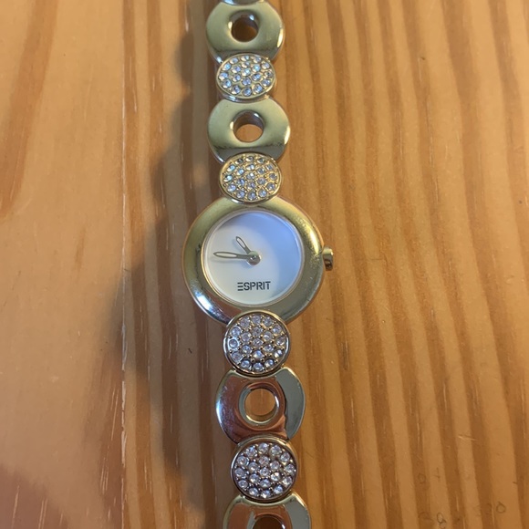 Esprit gold and crystal watch - Picture 2 of 2